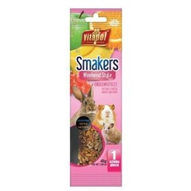 Smakers®Weekend Style - Barrita de Fruta para Conejos y Roedores, 45g