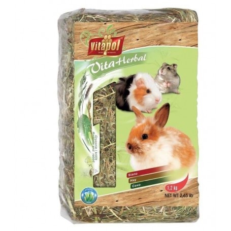 Vita Herbal - Heno con Manzanilla para Conejos y Roedores 1,2kg