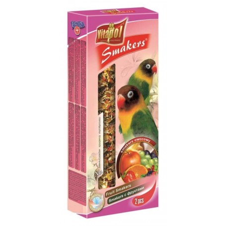 Smakers® - Barritas de Fruta para Agapornis, 2uds, 90g