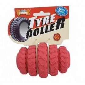 Tyre Roller - Mordedor de goma resistente con aroma a vainilla (Ø5,3x8,3cm)